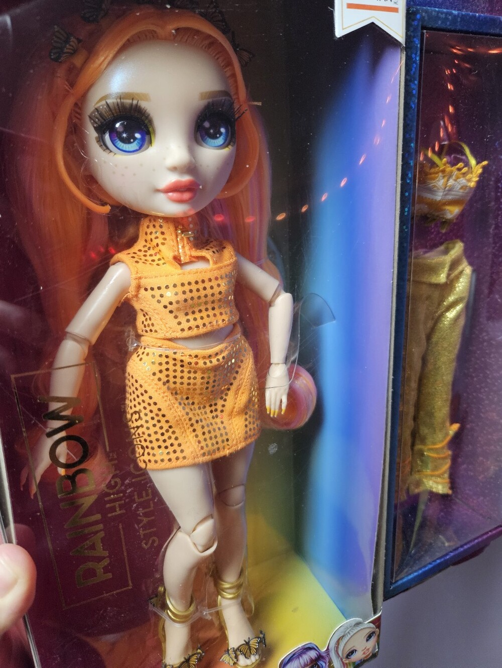 Imported Poppy Rowan Orange Rainbow High Doll - Style Icons